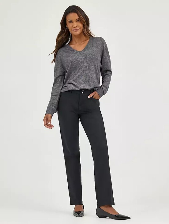 Lee Pants - Lee Straight Leg Mid Rise 8 Medium